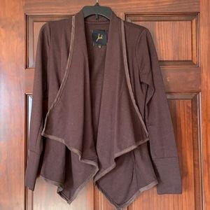 Jack brand Drape front jacket size S